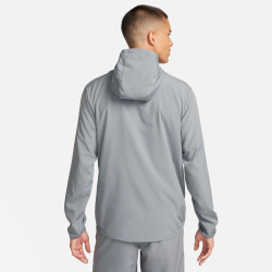 NIKE Form Vielseitige Dri-FIT Kapuzen-Trainingsjacke Herren 084 - smoke grey/reflective silv S