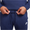 NIKE Club Fleece Grafik Kapuzen-Trainingsanzug Herren 410 - midnight navy/white S