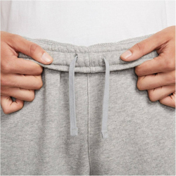 NIKE Club Fleece Grafik Kapuzen-Trainingsanzug Herren 063 - dk grey heather/white S