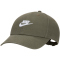 NIKE Club Unstructured Futura Wash Cap 325 - cargo khaki/white M/L