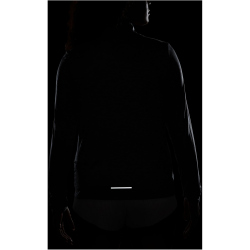 NIKE Dri-FIT Swift Element UV 1/4-Zip Laufshirt Damen 084 - smoke grey/lt smoke grey/reflective silv XS
