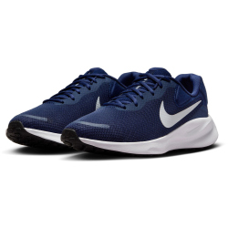 NIKE Revolution 7 Road Laufschuhe Herren 400 - midnight navy/pure platinum-black-white 40