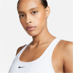 NIKE Swoosh Light Support Non-Padded Sport-BH Damen 100 - white/black S