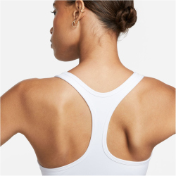 NIKE Swoosh Light Support Non-Padded Sport-BH Damen 100 - white/black S