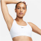 NIKE Swoosh Light Support Non-Padded Sport-BH Damen 100 - white/black S