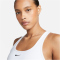 NIKE Swoosh Light Support Non-Padded Sport-BH Damen 100 - white/black S