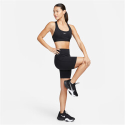 NIKE Swoosh Light Support Non-Padded Sport-BH Damen 010 - black/white XS