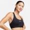 NIKE Swoosh Light Support Non-Padded Sport-BH Damen 010 - black/white XS