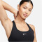 NIKE Swoosh Light Support Non-Padded Sport-BH Damen 010 - black/white XS