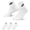 3er Pack NIKE Everyday Essential Ankle Socks 101 - white/black 34-38