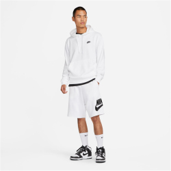 NIKE Club Alumni French Terry Shorts Herren 100 - white/white/black XL