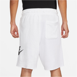 NIKE Club Alumni French Terry Shorts Herren 100 - white/white/black XXL