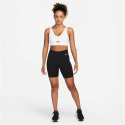 NIKE Indy Plunge Cutout Medium-Support Sport-BH Damen 100 - white/photon dust XXL