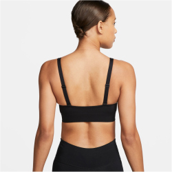NIKE Indy Plunge Cutout Medium-Support Sport-BH Damen 010 - black/dk smoke grey XXL
