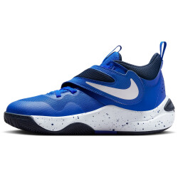 NIKE Team Hustle D 11 Basketballschuhe Kinder 400 - hyper royal/white-obsidian-white 36
