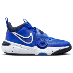 NIKE Team Hustle D 11 Basketballschuhe Kinder 400 - hyper royal/white-obsidian-white 36