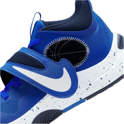 NIKE Team Hustle D 11 Basketballschuhe Kinder 400 - hyper royal/white-obsidian-white 36