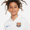 NIKE FC Barcelona French Terry Kapuzenjacke Jungen 100 - white/white/royal blue L (147-158 cm)