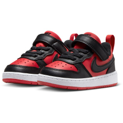NIKE Court Borough Low Recraft Baby-Sneaker 600 - university red/black-white 23.5