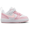 NIKE Court Borough Low Recraft Baby-Sneaker 105 - white/pink foam 18.5