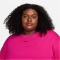 NIKE Sportswear Phoenix Fleece Plus Size Oversize Sweatshirt Damen 615 - fireberry/black 1X