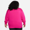 NIKE Sportswear Phoenix Fleece Plus Size Oversize Sweatshirt Damen 615 - fireberry/black 1X