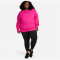 NIKE Sportswear Phoenix Fleece Plus Size Oversize Sweatshirt Damen 615 - fireberry/black 1X