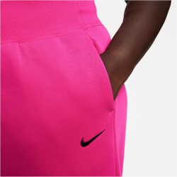 NIKE Sportswear Phoenix High-Waist Fleece Oversize Jogginghose Damen 615 - fireberry/black 1X