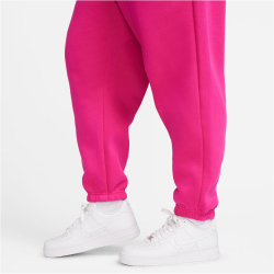 NIKE Sportswear Phoenix High-Waist Fleece Oversize Jogginghose Damen 615 - fireberry/black 1X