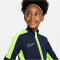 NIKE Academy 23 Dri-FIT Knit Fußball Trainingsjacke Kinder 452 - obsidian/volt/white XS (122-128 cm)