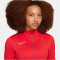 NIKE Dri-FIT Academy Fu&szlig;ball Trainingsjacke Damen 657 - university red/gym red/white L