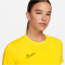 NIKE Dri-FIT Academy kurzarm Fu&szlig;ball Trainingsshirt Damen 719 - tour yellow/university gold/black XS