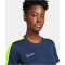 NIKE Dri-FIT Academy kurzarm Fu&szlig;ball Trainingsshirt Damen 452 - obsidian/volt/white XL