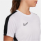 NIKE Dri-FIT Academy kurzarm Fu&szlig;ball Trainingsshirt Damen 100 - white/black/black XL