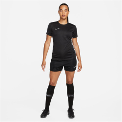 NIKE Dri-FIT Academy kurzarm Fu&szlig;ball Trainingsshirt Damen 010 - black/white/white L