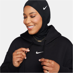 NIKE Sportswear Phoenix Fleece Oversized Hoodie Damen 010 - black/sail XS