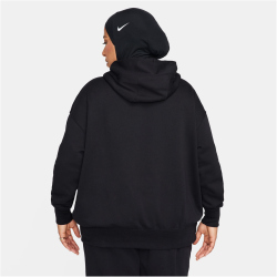NIKE Sportswear Phoenix Fleece Oversized Hoodie Damen 010 - black/sail XS