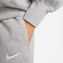 NIKE Sportswear Phoenix Over-Oversized Fleece Hoodie Damen 063 - dk grey heather/sail XS