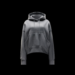 NIKE Sportswear Phoenix Over-Oversized Fleece Hoodie Damen 063 - dk grey heather/sail M