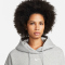 NIKE Sportswear Phoenix Over-Oversized Fleece Hoodie Damen 063 - dk grey heather/sail M