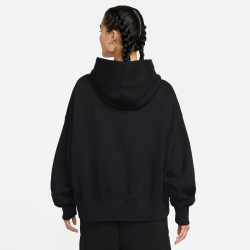 NIKE Sportswear Phoenix Over-Oversized Fleece Hoodie Damen 010 - black/sail M