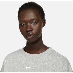 NIKE Sportswear Phoenix Over-Oversized Fleece Sweatshirt Damen 063 - dk grey heather/sail XL