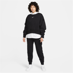 NIKE Sportswear Phoenix Over-Oversized Fleece Sweatshirt Damen 010 - black/sail XL
