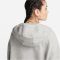 NIKE Sportswear Phoenix Fleece Oversized Kapuzenjacke Damen 063 - dk grey heather/sail XS