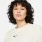 NIKE Sportswear Phoenix Fleece Oversized Sweatshirt Damen 133 - sail/black XXS/T