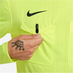 NIKE Dri-FIT langarm Fu&szlig;ball-Schiedsrichtertrikot Herren 702 - volt/black S