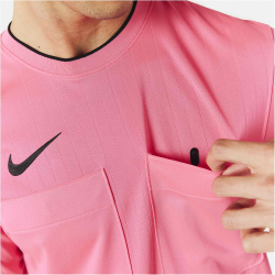 NIKE Dri-FIT langarm Fu&szlig;ball-Schiedsrichtertrikot Herren 645 - hyper pink/black M
