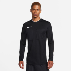 NIKE Dri-FIT langarm Fu&szlig;ball-Schiedsrichtertrikot Herren 010 - black/white L