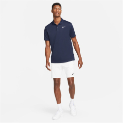 NIKECourt Dri-FIT Tennis Poloshirt Herren 451 - obsidian/white L