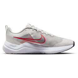 NIKE Downshifter 12 Laufschuhe Herren 009 - platinum tint/lt crimson-black-white 38.5